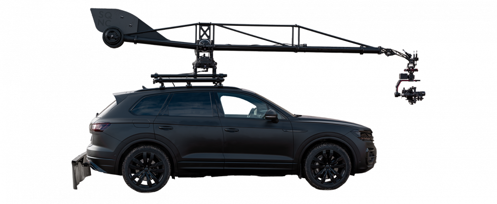 SQNC:s kamerabil — Volkswagen Touareg R med Motocrane Radical-arm