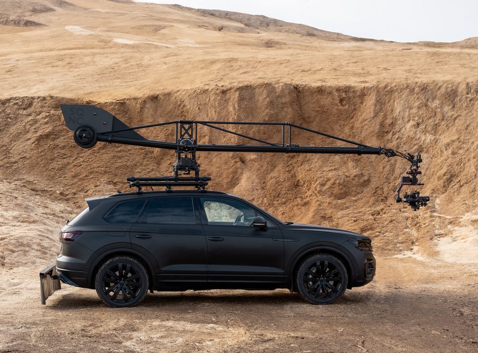 SQNC:s kamerabil — Volkswagen Touareg R med Motocrane Radical-arm